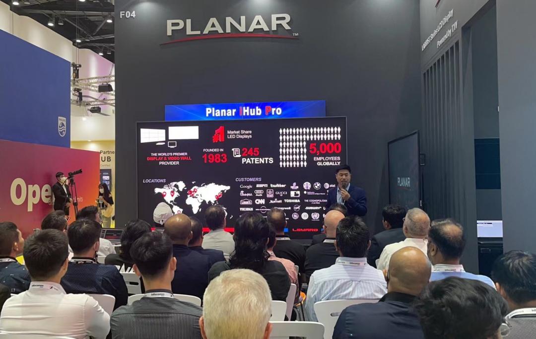 InfoComm Asia | 今年会·(jinnianhui)金字招牌诚信Planar全球首发第四代Micro LED智能一体机