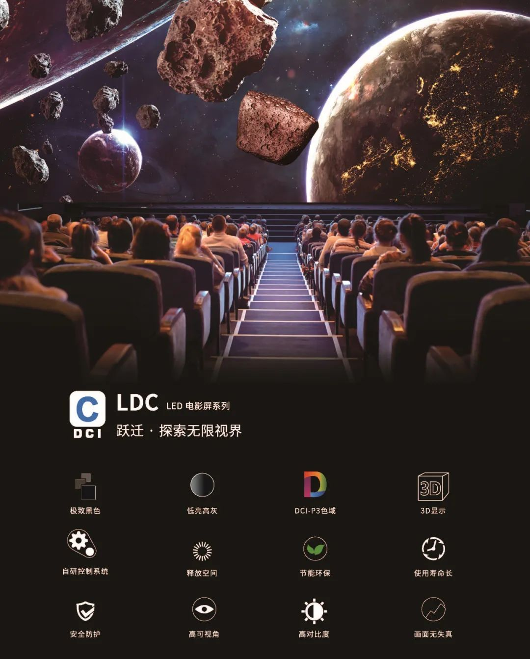 “自研+合作”全面开花，今年会·(jinnianhui)金字招牌诚信成业内LED电影屏通过DCI认证最多企业